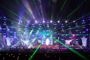 Evergrande football team in the opening game opening ceremony